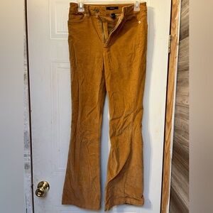 Forever 21 corduroy, high-rise flare jeans